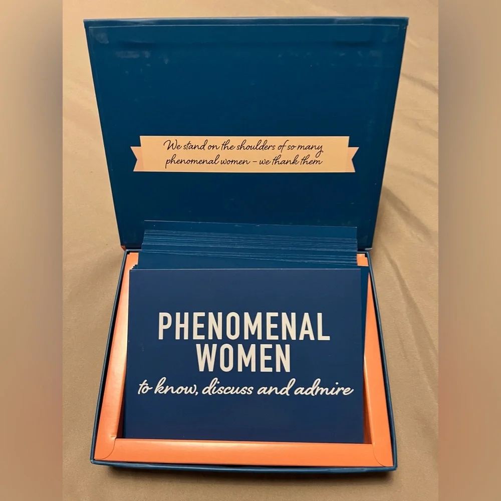 Talking Tables 60 Phenomenal Women in History Flashcards Game female empowerment